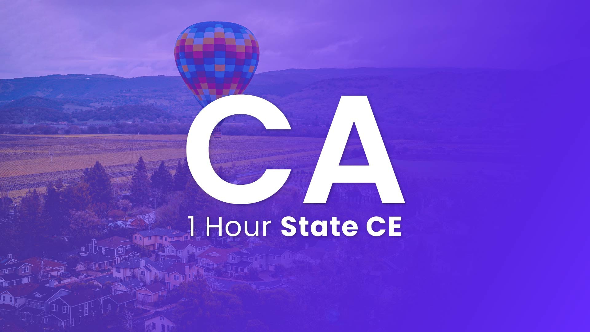 California-DFPI 1 Hour online CE 2025