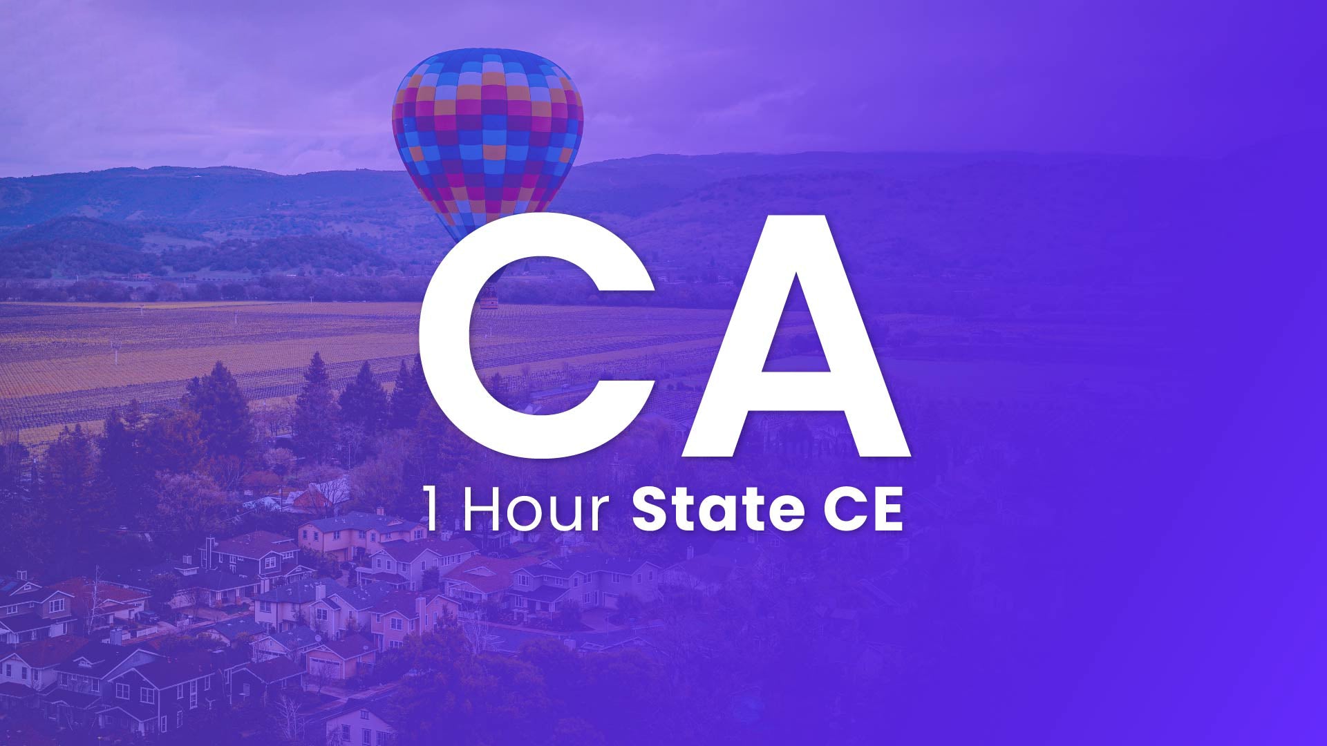 California-DFPI 1 Hour online CE 2024