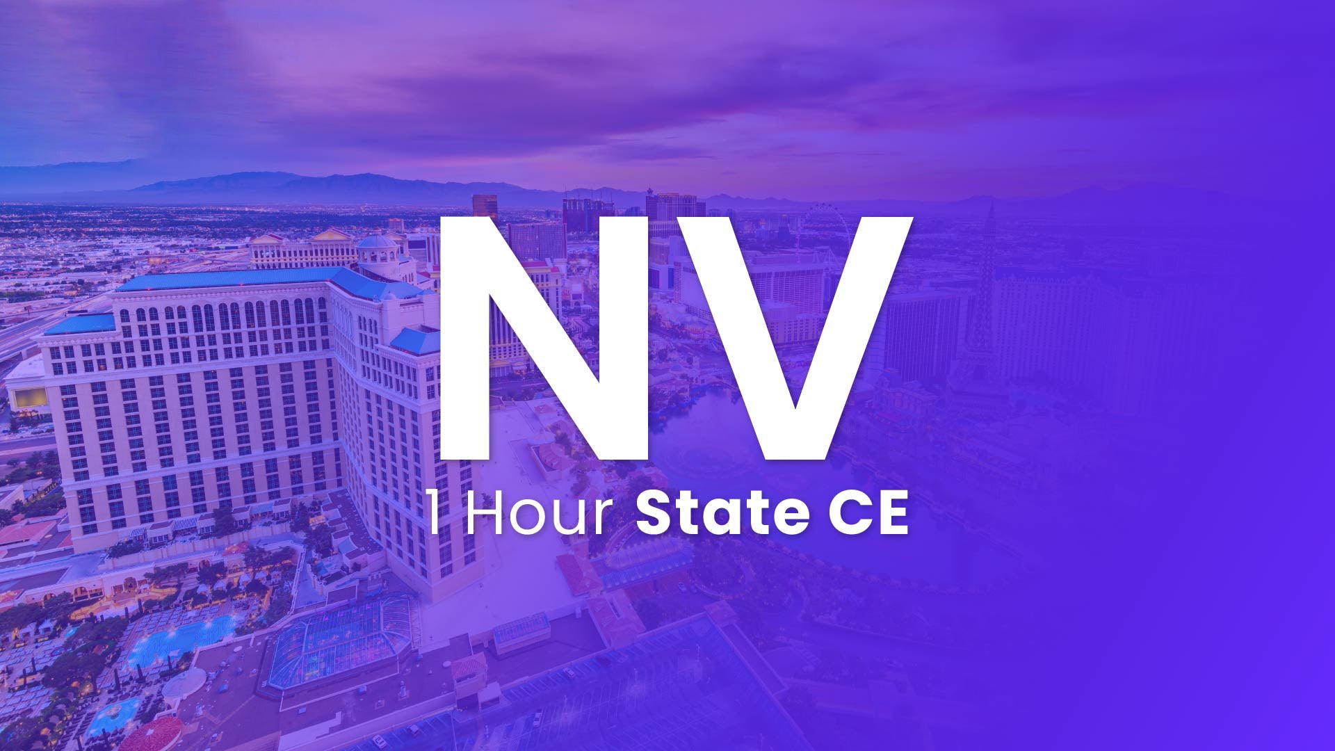 Nevada 1 Hour Online QE CE 2025