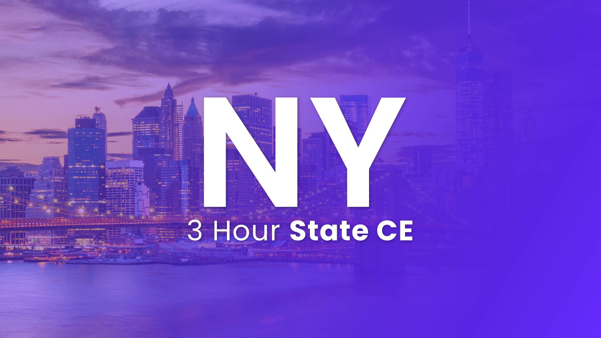 New York 3 Hour Online CE 2025