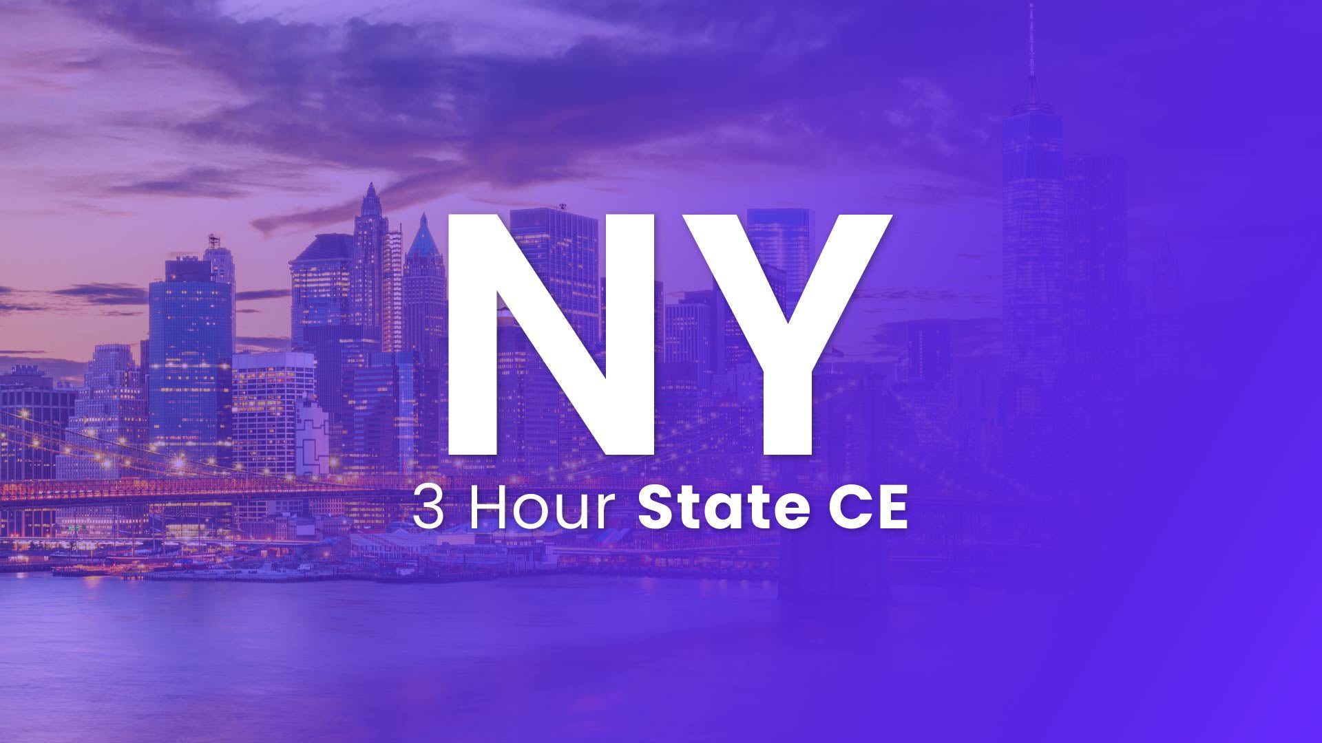 New York 3 Hour Online CE 2024