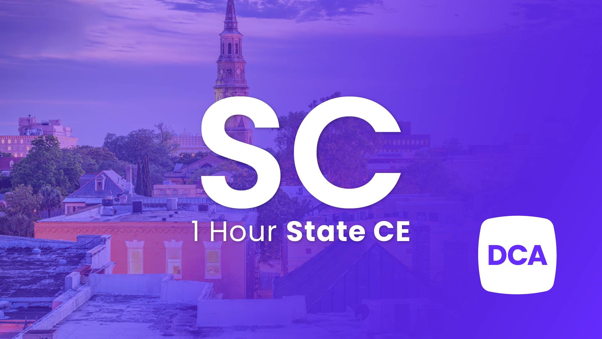 South Carolina DCA 1 Hour Online CE 2025