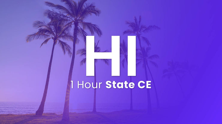 Hawaii 1 Hour Online CE 2023