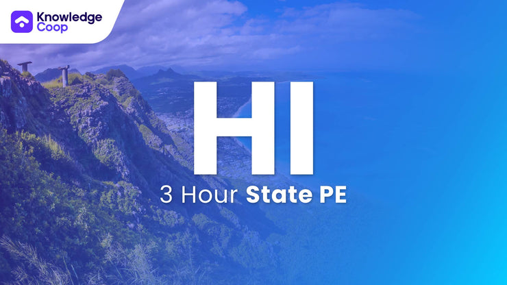 3 Hour HI SAFE: State Law PE