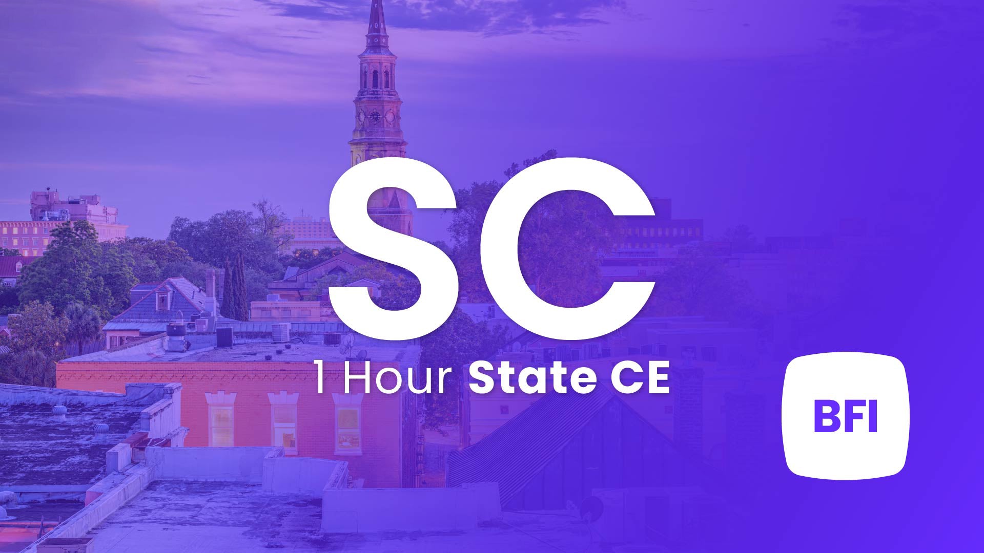 South Carolina BFI 1 Hour Online CE 2023