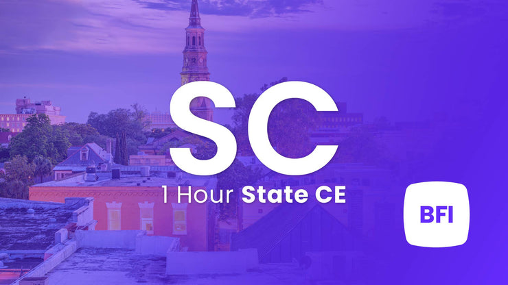 South Carolina BFI 1 Hour Online CE 2023