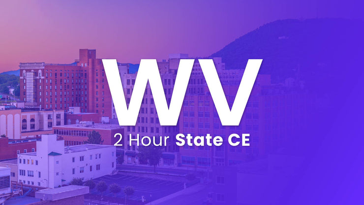West Virginia 2 Hour Online CE 2023